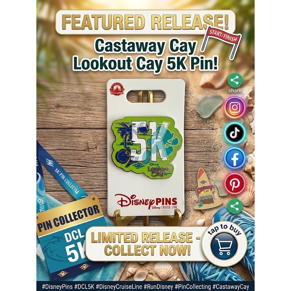DISNEY CRUISE LINE 5K RUN LOOKOUT CAY/NEW/MSDPR5K082726